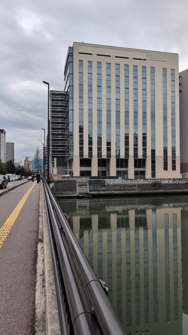 Fukuoka city in Japan