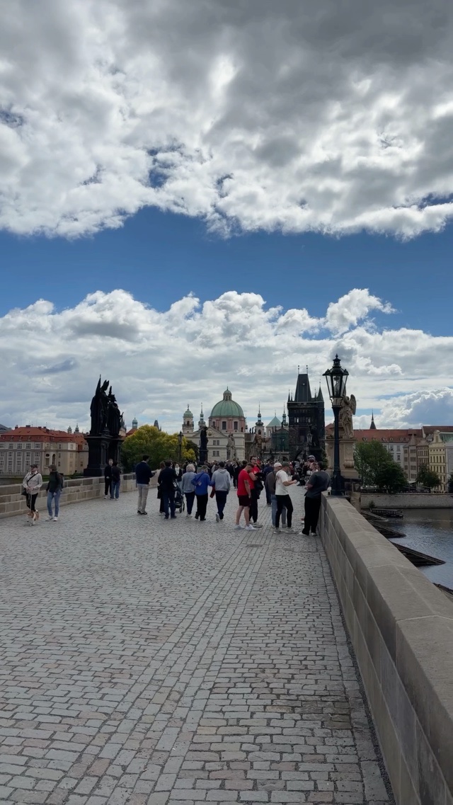 Charles bridge in Prague Czech Republic