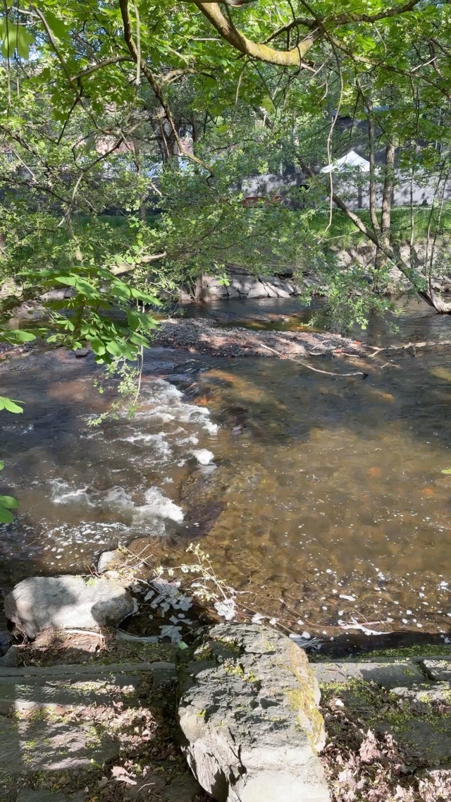 Akerselva river in Oslo Norway