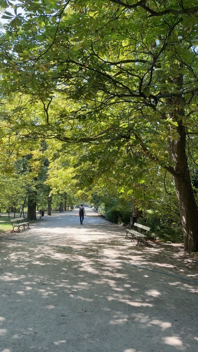 Ujazdów Park in Warsaw Poland
