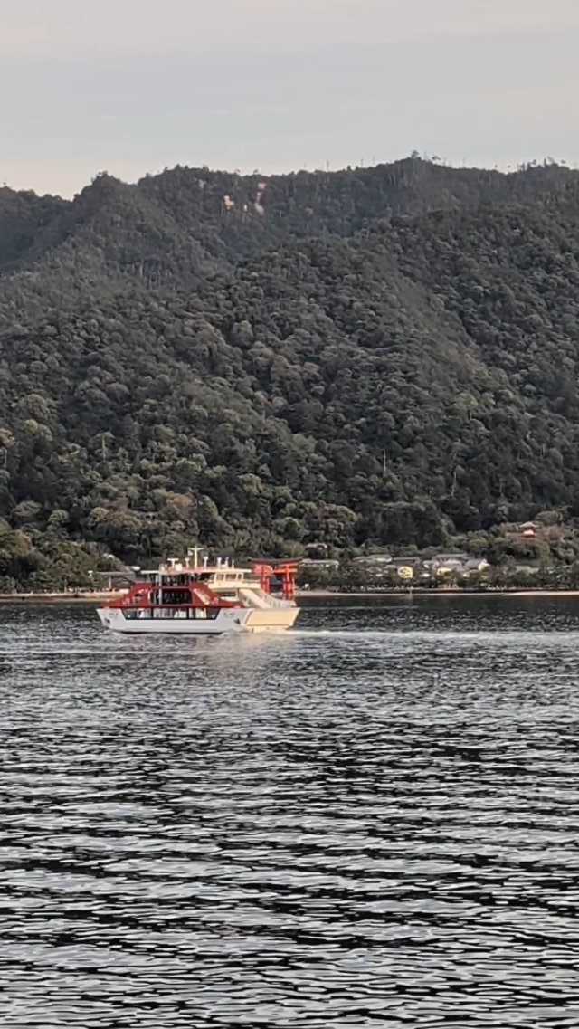 Great floating gate (O-Torii) at Miyajima Island in Japan