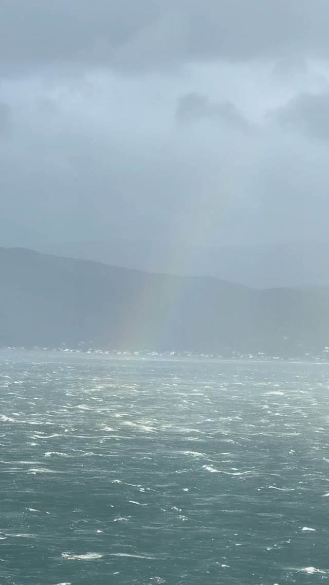 Stormy rainbow
