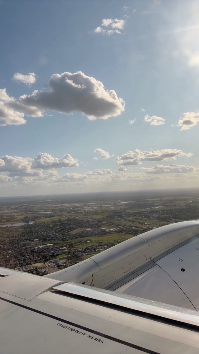 Take off from Warsaw