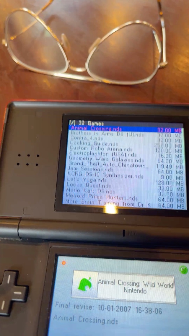 Nintendo DS lite with Korg ms10