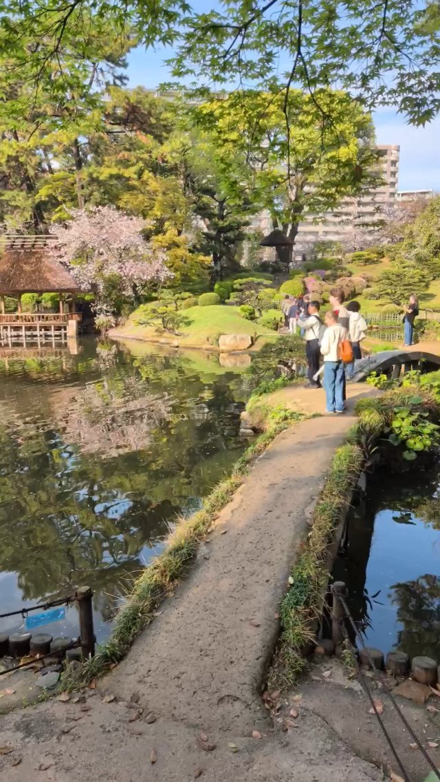 Shukkeien Garden in Hiroshima, Japan