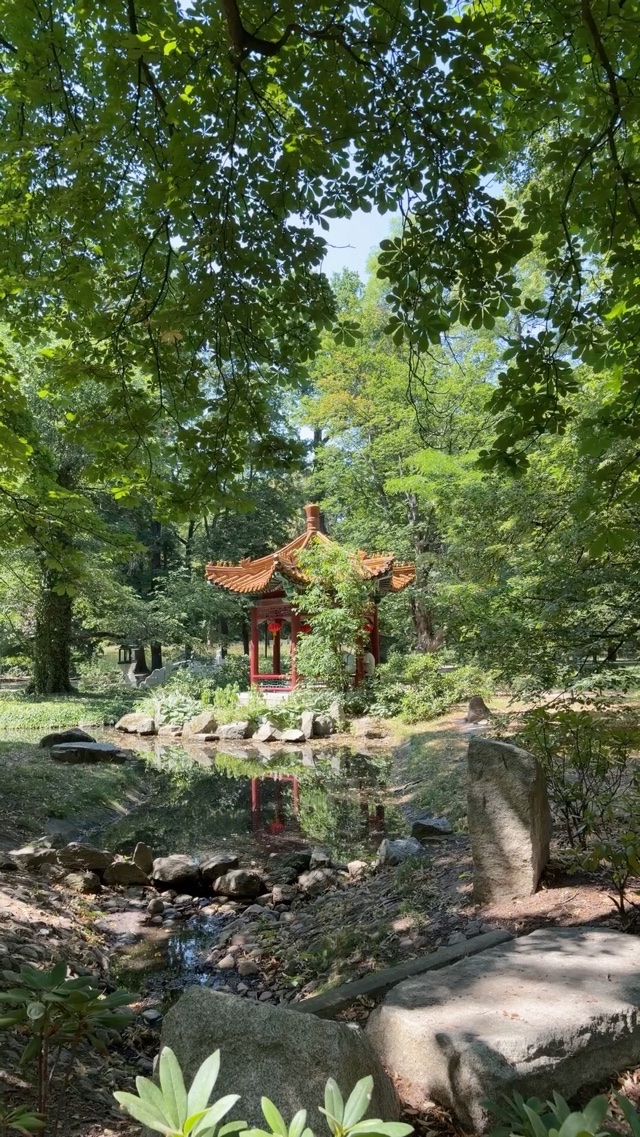 Lazienki Park in Warsaw Poland