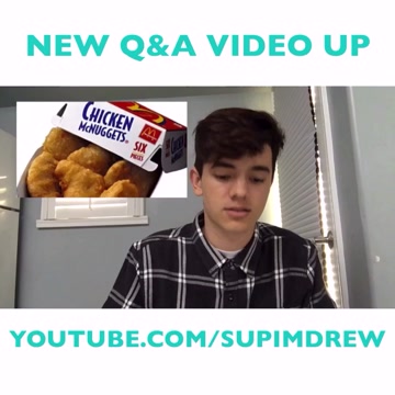 GO CHECKOUT THE Q&A ON MY YOUTUBE --> youtube.com/supimdrew