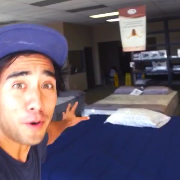 Please don't jump on water beds