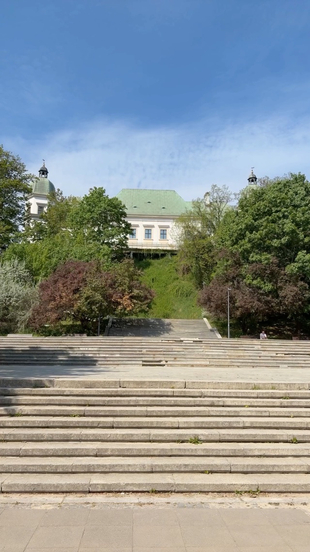 Warsaw city parks in Poland