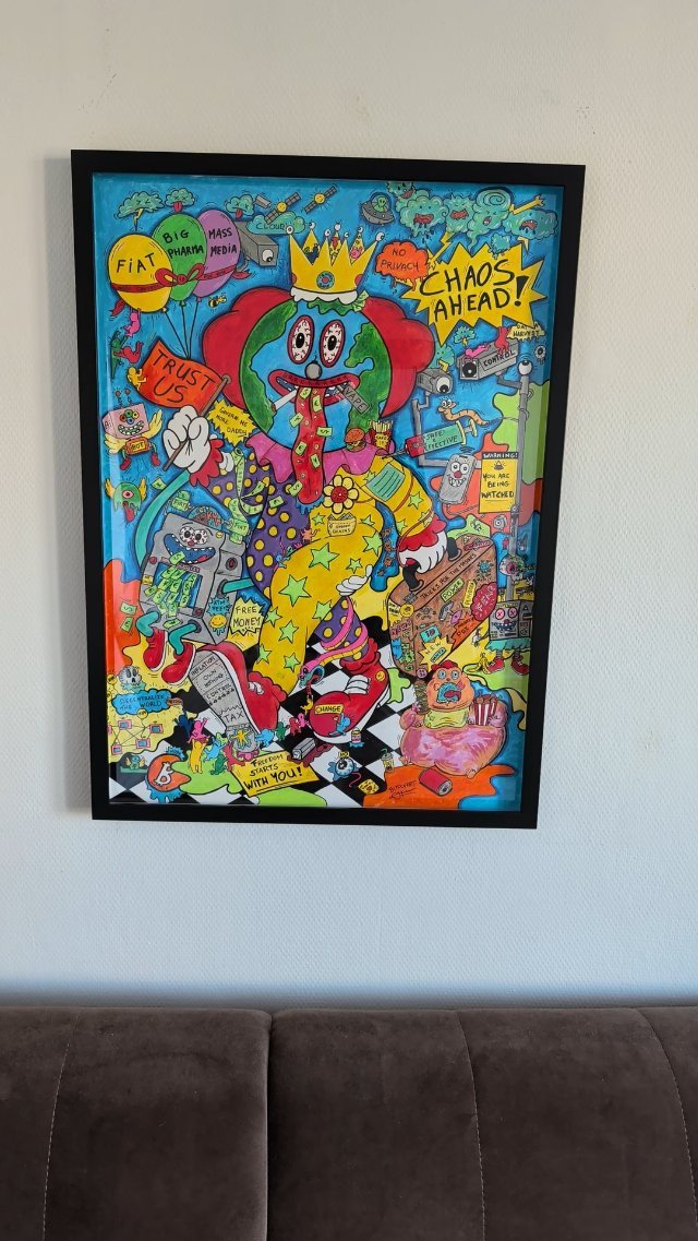 The finished art work