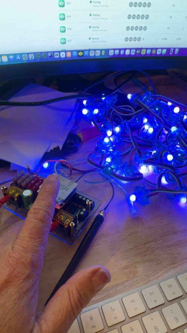 Testing my led light controller