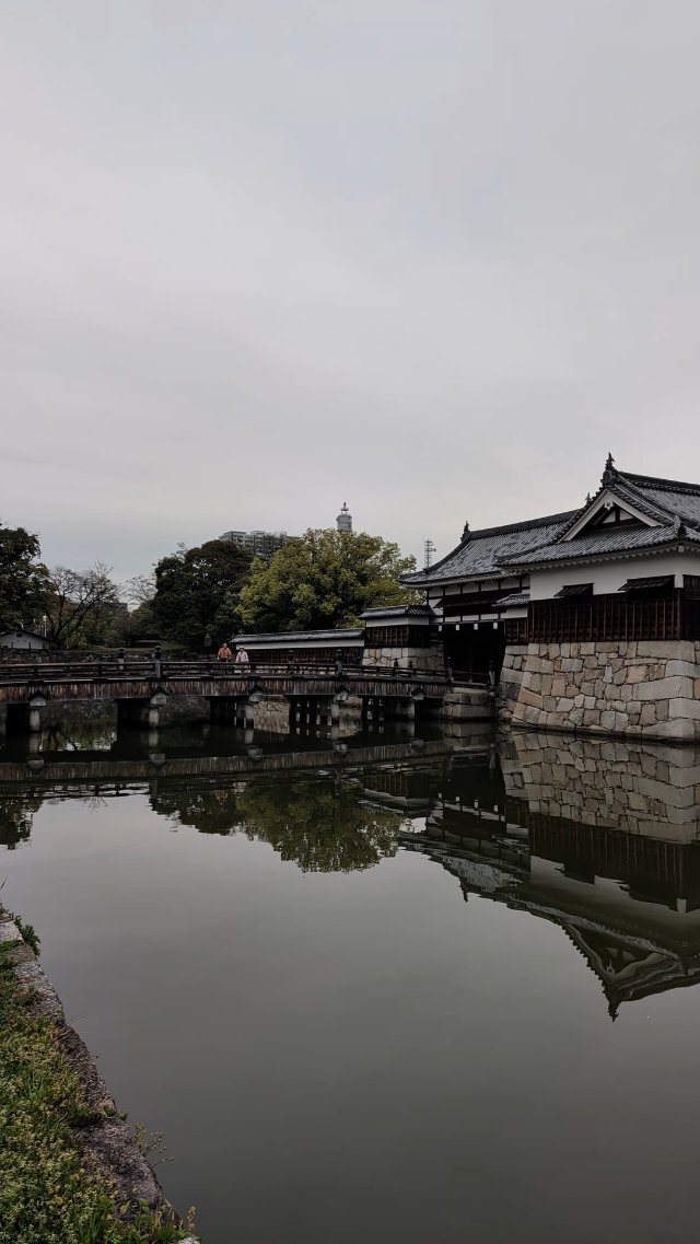 Hiroshima castle in Japan