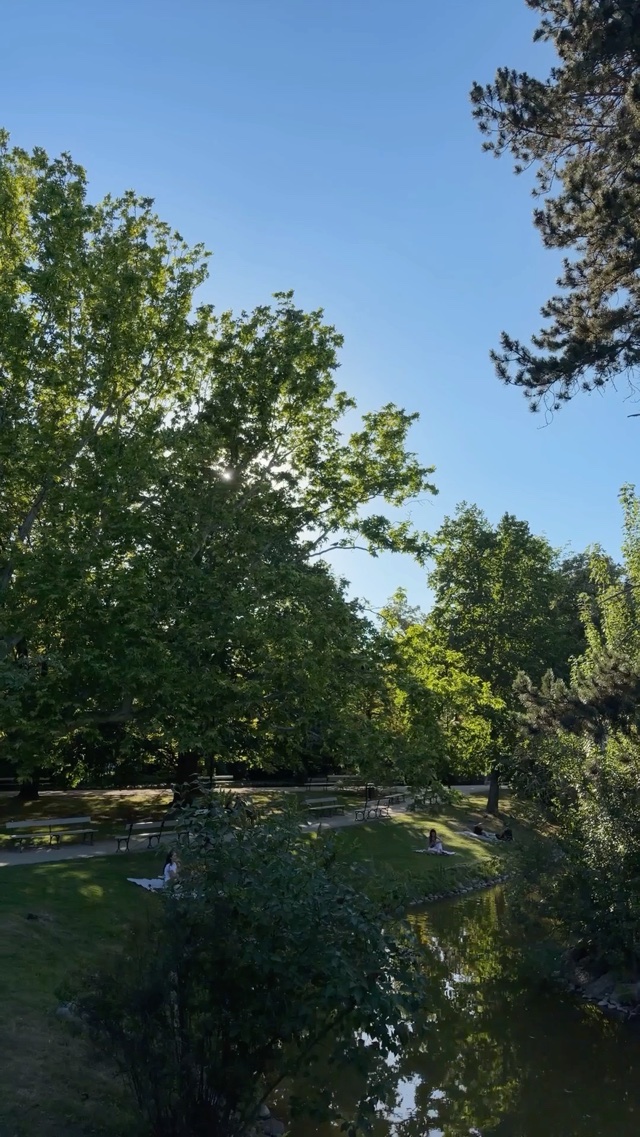 Ujazdów Park in Warsaw Poland