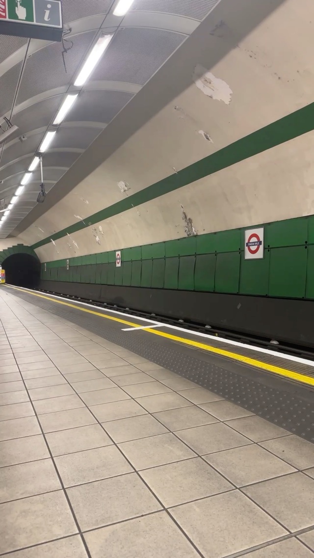 The trains coming