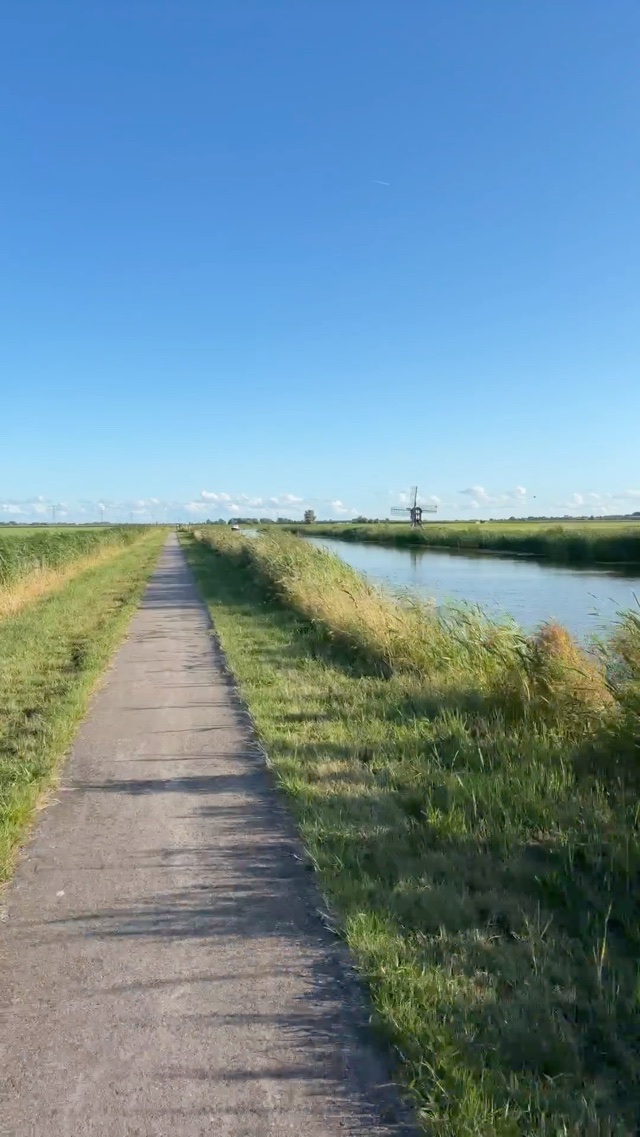 Cycling through the north of the Netherlands