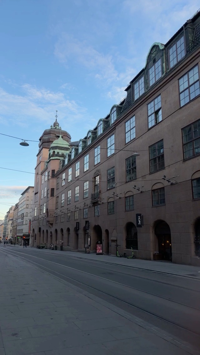 Downtown in Oslo Norway