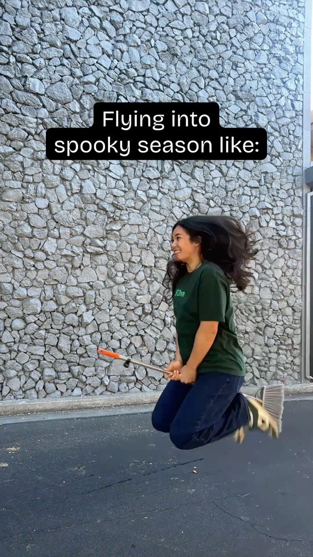 Spooky season is here 🧹