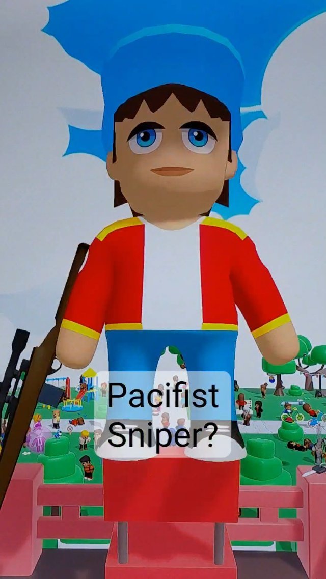 A friendly pacifist sniper?