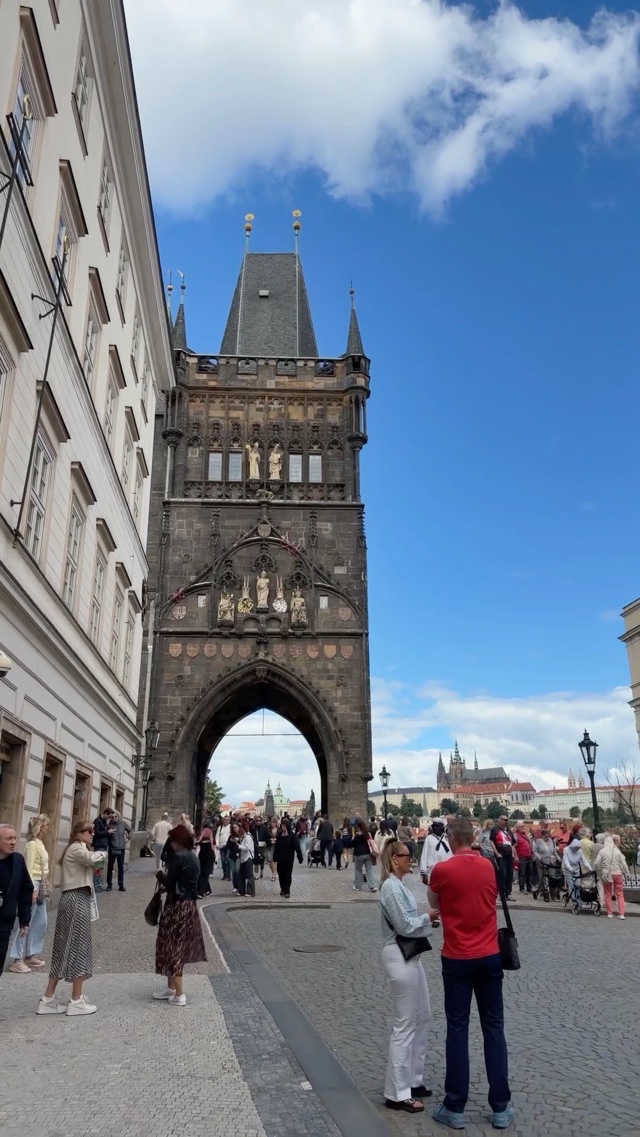 Charles bridge in Prague Czech Republic