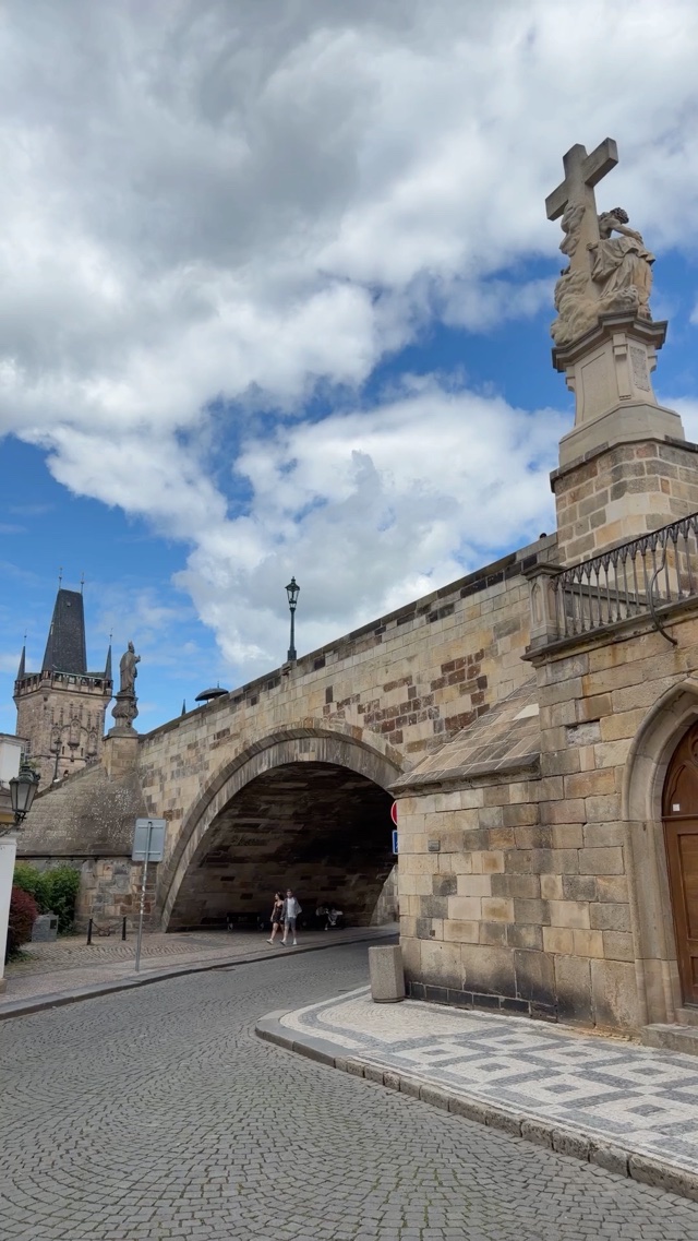 Charles bridge in Prague Czech Republic