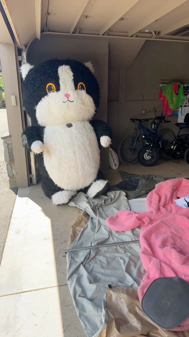 Getting the costumes ready