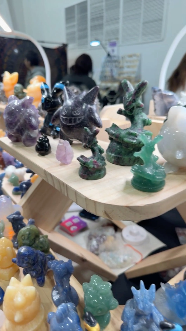 Pokemon Stones at the Rock and Gem Show