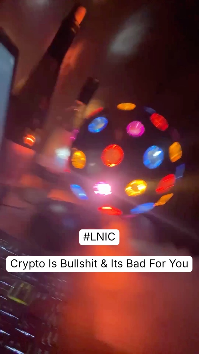#LNIC - Stay off Crack & Crypto