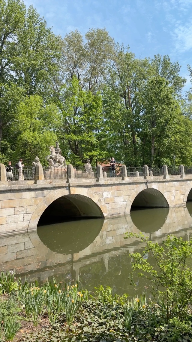 Łazienki Park in Warsaw Poland