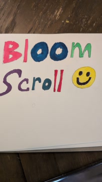 bloom scroll