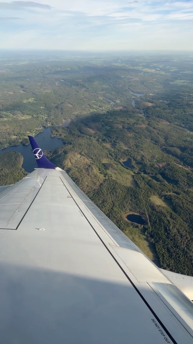 Landing in Oslo Norway