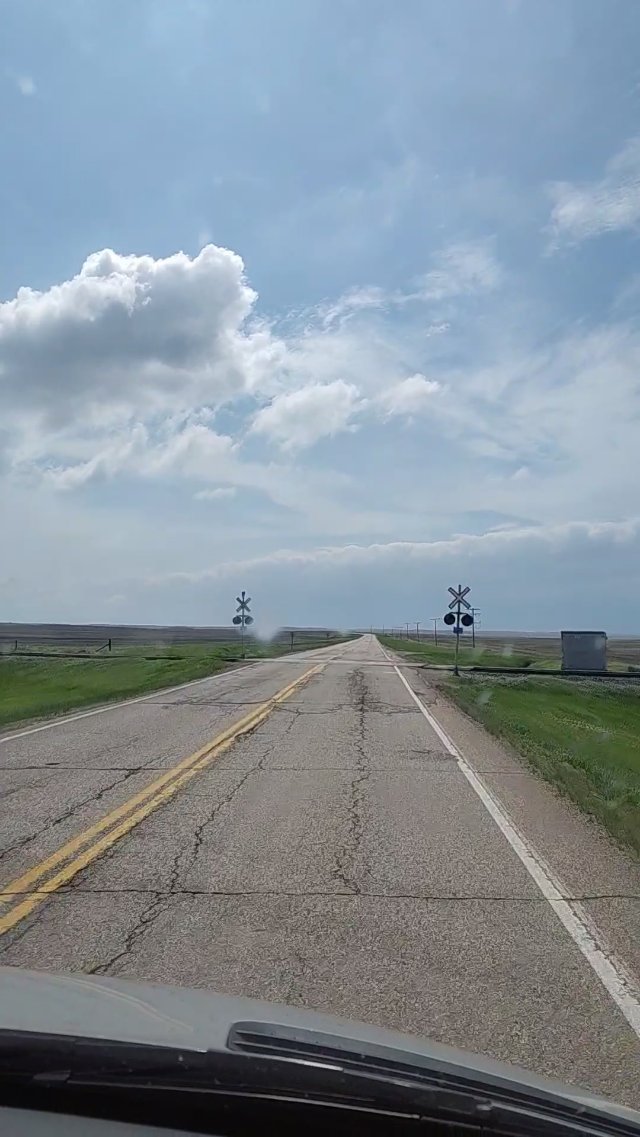 Driving through Saskatchewan