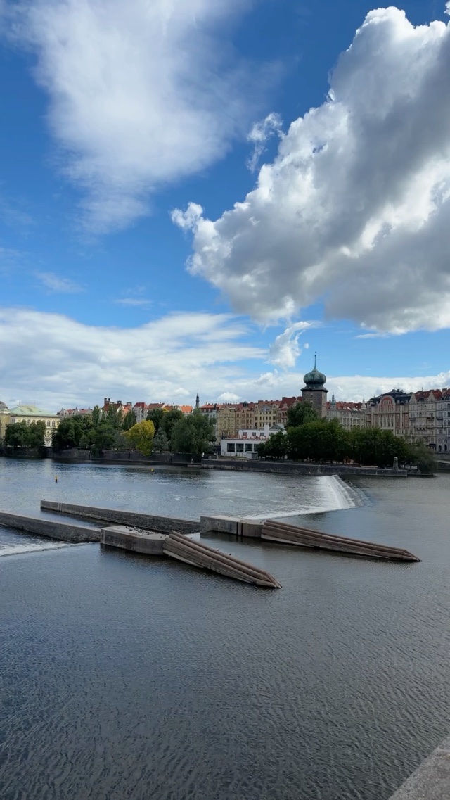 Vltava river in Prague
