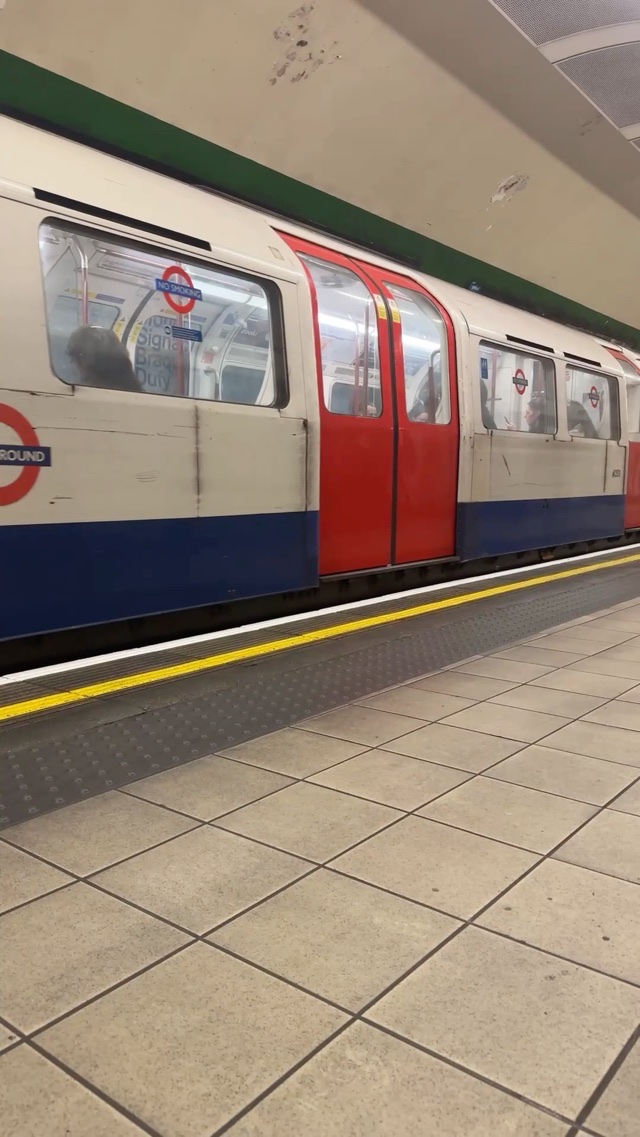 The trains going!