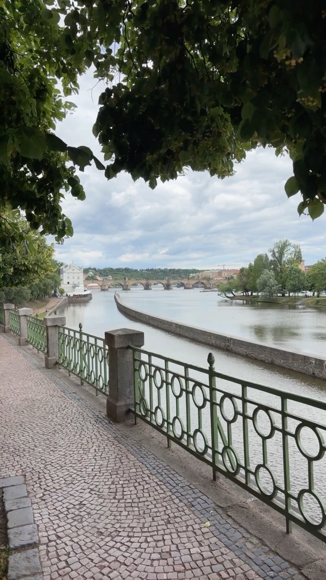 Vltava river in Prague