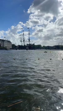 Outdoor canal swimming “pool”